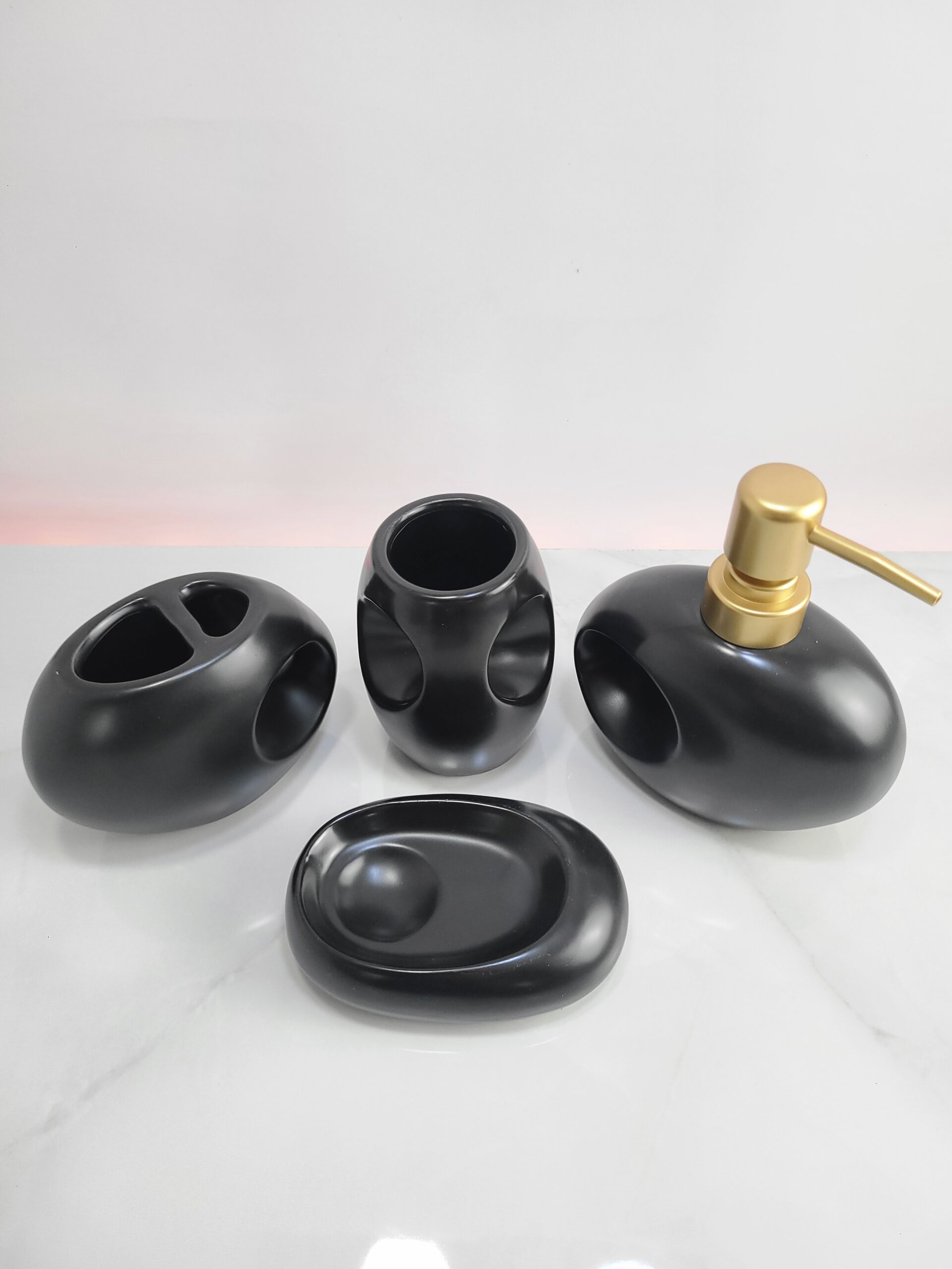 🛀طقم إكسسوارات الحمام 4 قطع